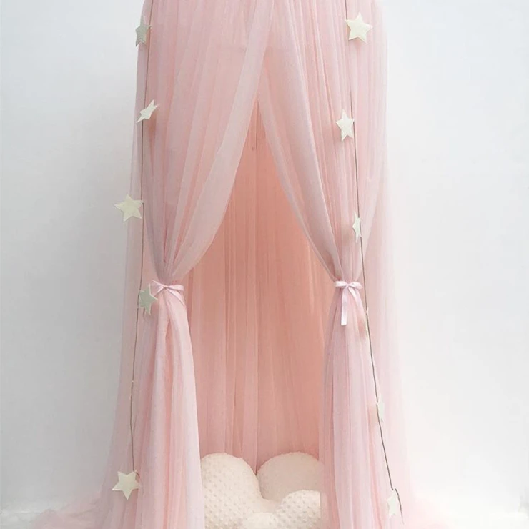 Hanging Baby Bed Canopy Mosquito Net Dome Dream Curtain Tent Children Room 