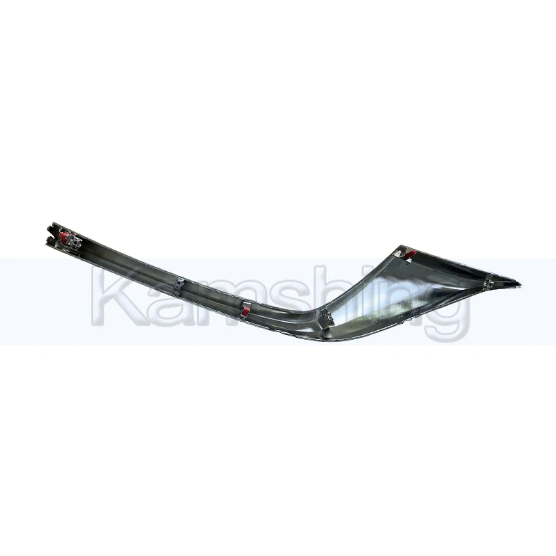 카름싱 크롬 또는 블랙 프론트 범퍼 몰딩 스트립 트림 마쓰다 CX5 CX-5 2022-2024 프론트 범퍼 그릴 트림 스트립