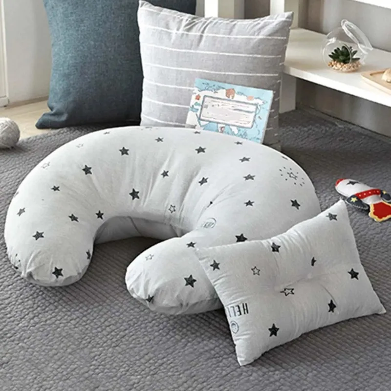 Newborn Breastfeeding Pillows Multifunctional Soft Cotton U-Shaped Head Support Feeding Cushion Maternity Pillow Breastfeeding