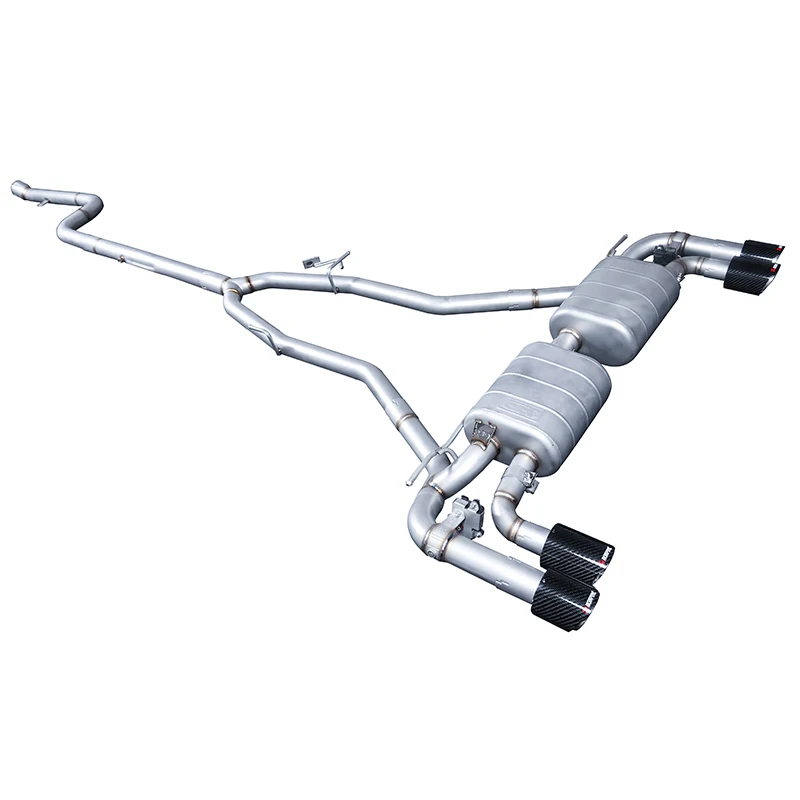For BMW G30 540I G38 540LI B58 2.0T Exhaust System Stainless Steel Performance Dual Muffler Valve Exhaust Pipe