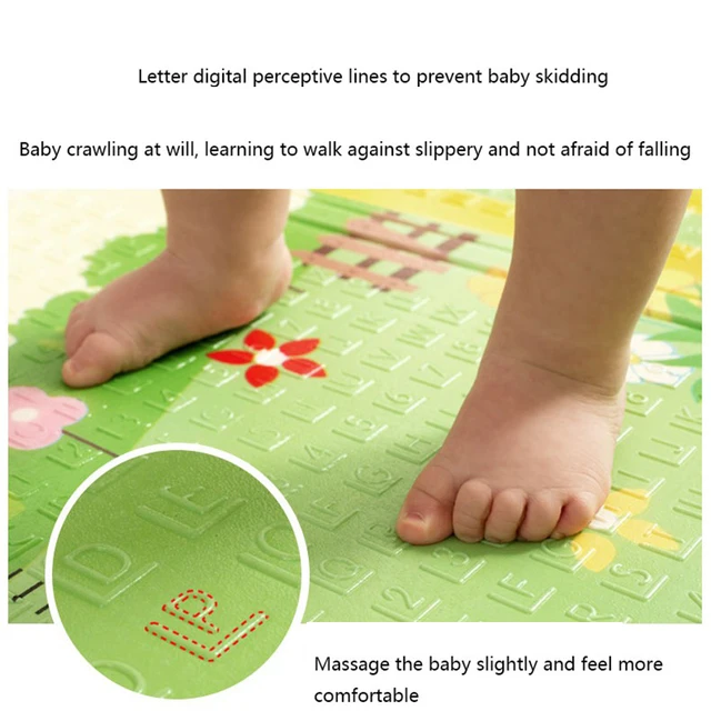 Foldable Cartoon Baby Play Mat Xpe Puzzle Children's Mat Thick Baby Crawling Play Mat Game Playmats Waterproof Rug Soft Foam Mat 5