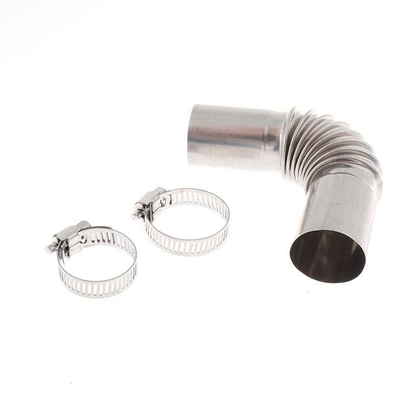 1Set Elbow Pipe Air Parking Heater Exhaust Tube for Diesel Heater Exhaust Pipe,Air Diesel Heater Duct Pipe,Heater Duct Connector,Air Heater Exhaust Connector,Car Heater Accessories
