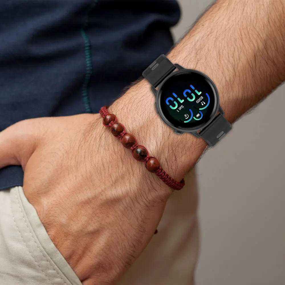 Premium 20mm Silicone Watch Strap Replacement Bracelet Band
