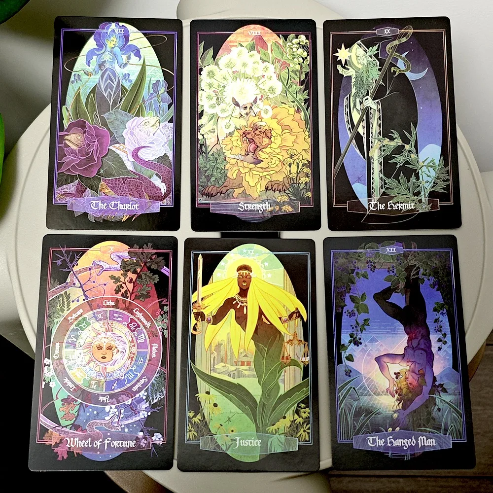 78 Pcs Tarot Cards The Children of Ostara Tarot Deck Based on RWS Lavishly Illustrated with Guidebook for Beginners 12*7cm 3