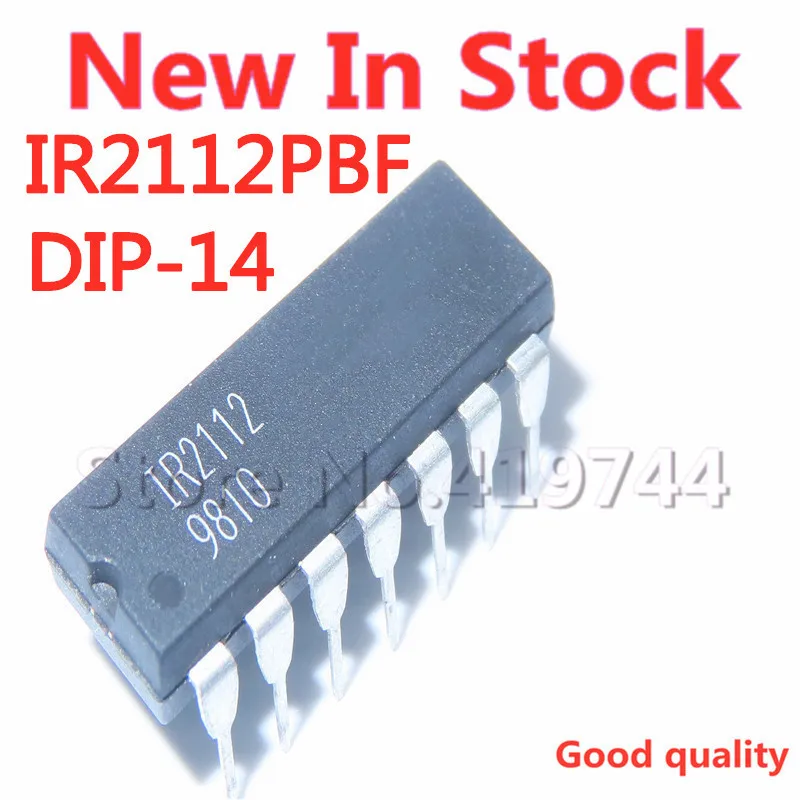 

5 шт./партия, драйвер чипа IR2112 IR2112PBF DIP-14, новая оригинальная интегральная схема