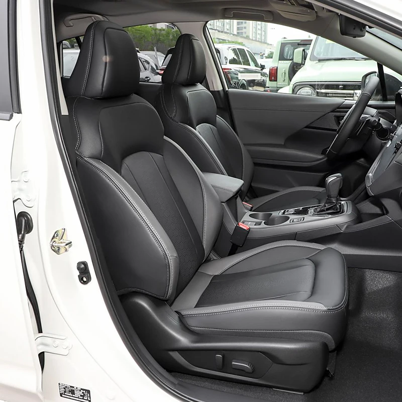 Fundas de Asiento de Coche Personalizadas para 5 Plazas, para Subaru Crosstrek, Cuero Sintético Premium, Sport, Limited, Wilderness, Base