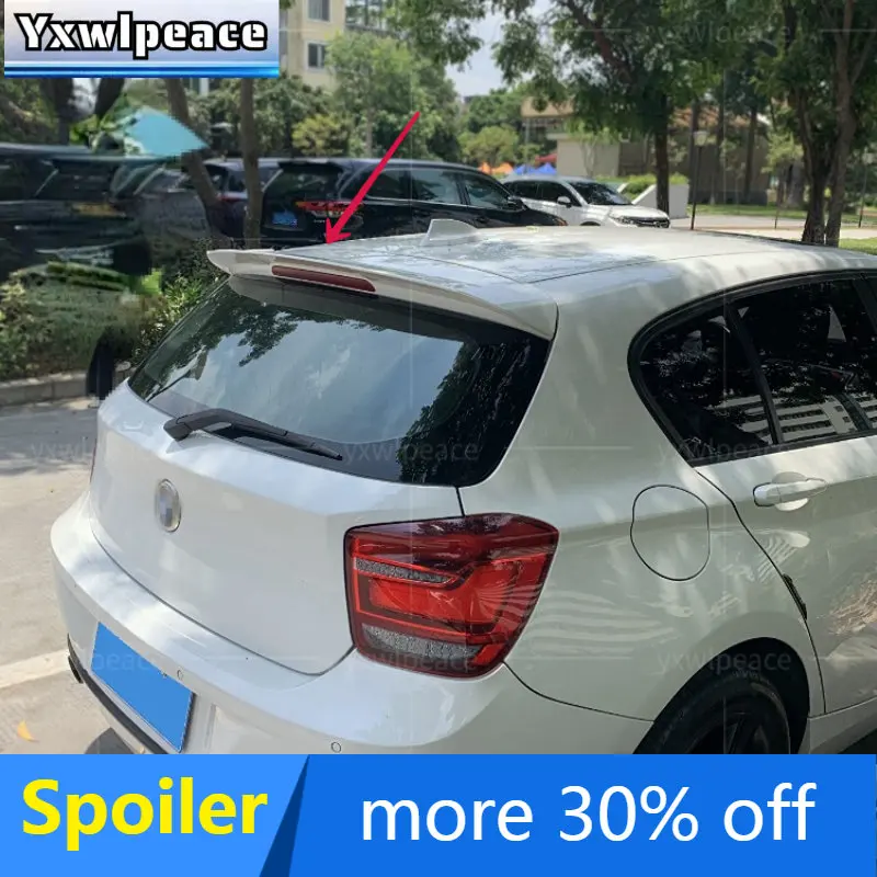 

For BMW 1 Series 2012-2018 F20 F21 116i 120i 118i M135i High Quality ABS Plastic Rear Roof Spoiler Row Trunk Lip Wing Auto Parts