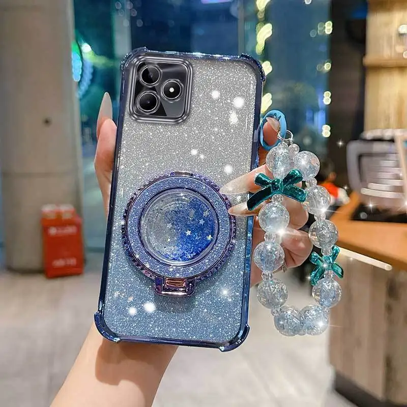 All-in-One Phone Case with Lanyard and Circular Stand