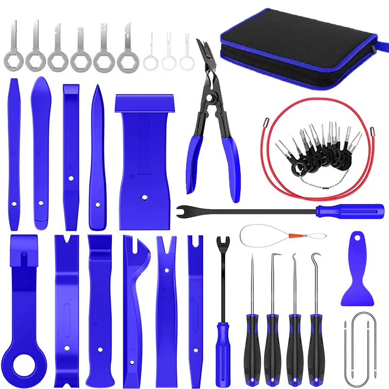 Kit Di Strumenti Per La Rimozione Delle Finiture Da 8 Pezzi, Kit Di Installazione Strumento Di Rimozione Trim Strumenti Per Pannelloautoradioaccessoriportiera Autocruscotto Strumento Leva Di Installazione 68339488
