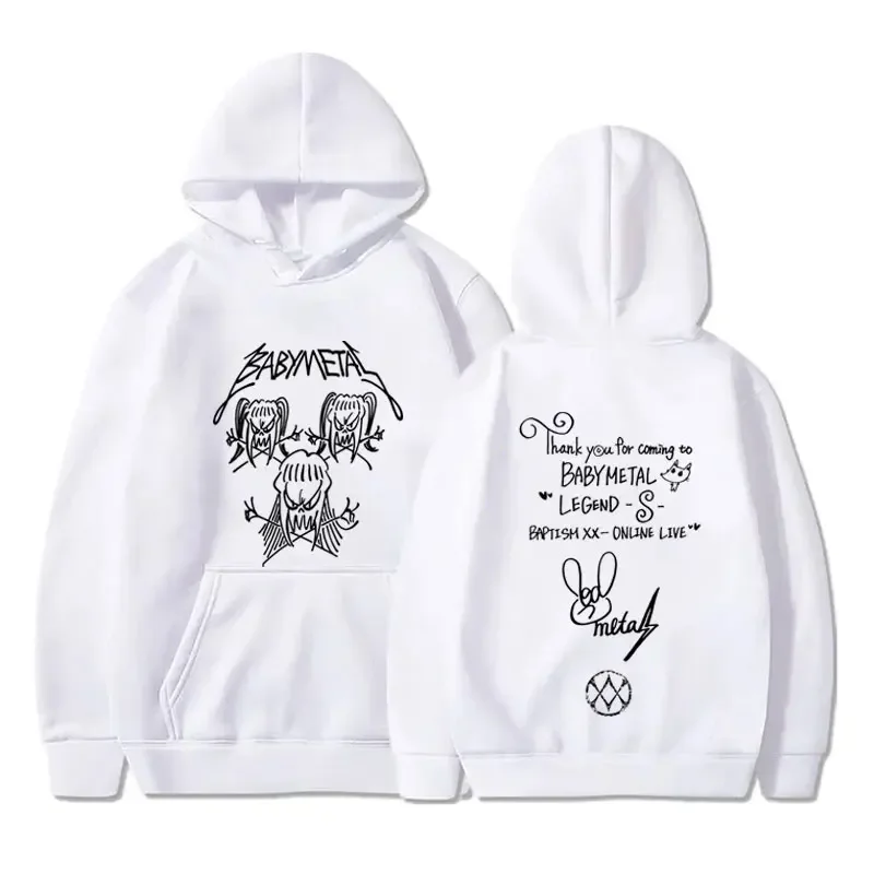 

Забавный пуловер Y2k с металлическим ремешком в японском стиле, одежда в стиле рок-группы тяжелого металла, толстовка с длинным рукавом для мужчин и женщин, уличная одежда, топ в стиле Харадзюку