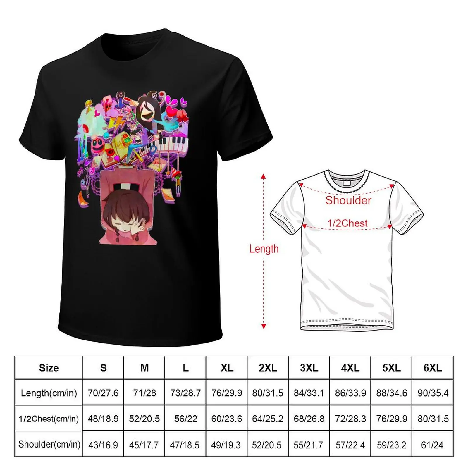 T-shirt Yume Nikki Dream Diary Madotsuki - Classique Horreur Anime Tailles S-5XL Neuf