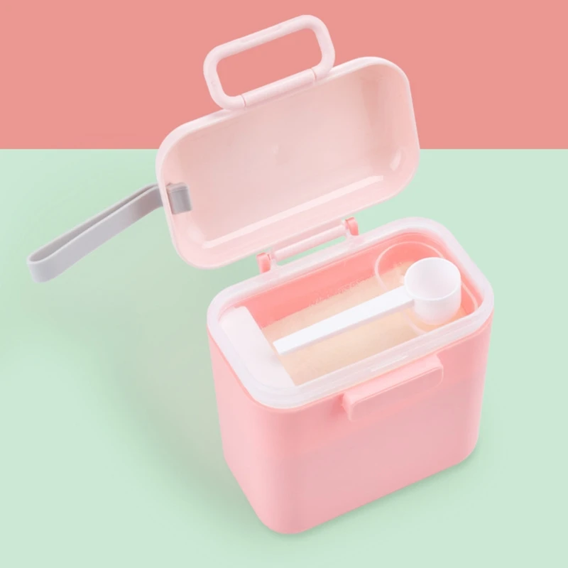 Baby Formula Dispenser Scoop 400ml/800ml Milk Powder Storage Box Infant Essential Cereal Toddle Snacks Container Baby milk powder storage box