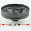 2Pcs Silicone Waste Disposer Anti Splashing Cover 87Mm Outer Diameter Fit For Insinkerator Food Waste Disposer 6