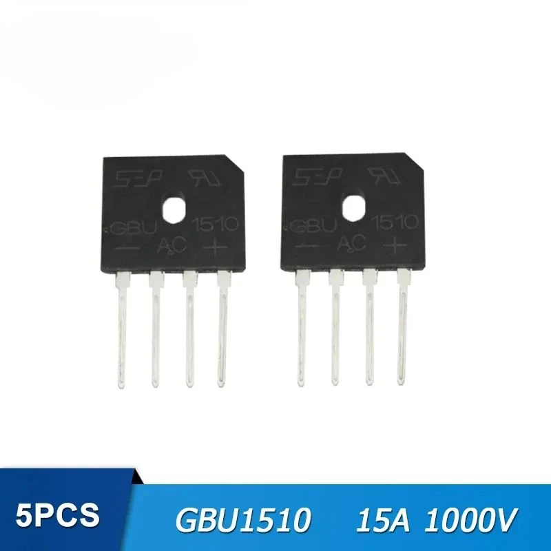 Diode Bridge Rectifier GBJ1510 GBJ2510 GBJ3510 GBU1510 GBU3510 15A 25A 35A 1000V Rectifiers Diodes 5PCS