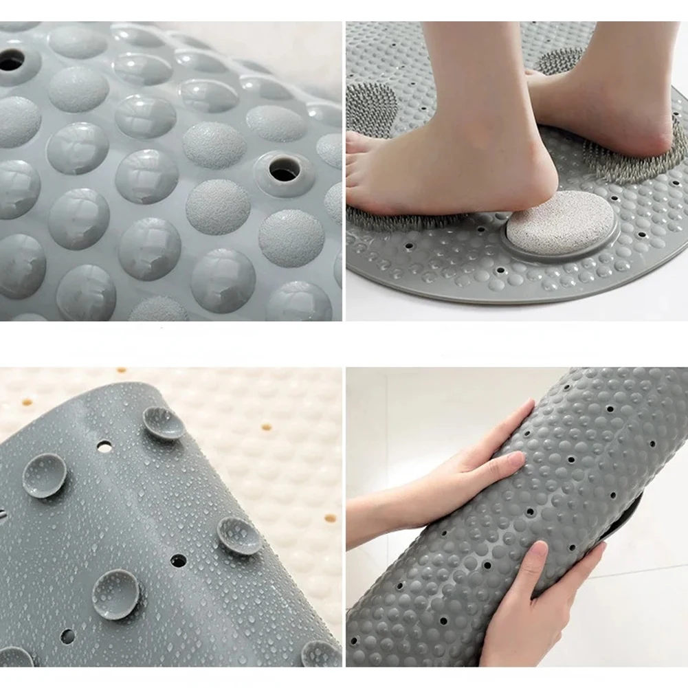 

Part Name Suction Cup Bath Mat Multi Functional Bathroom Floor Specifications Suitable Anti Slip Design Comfortable