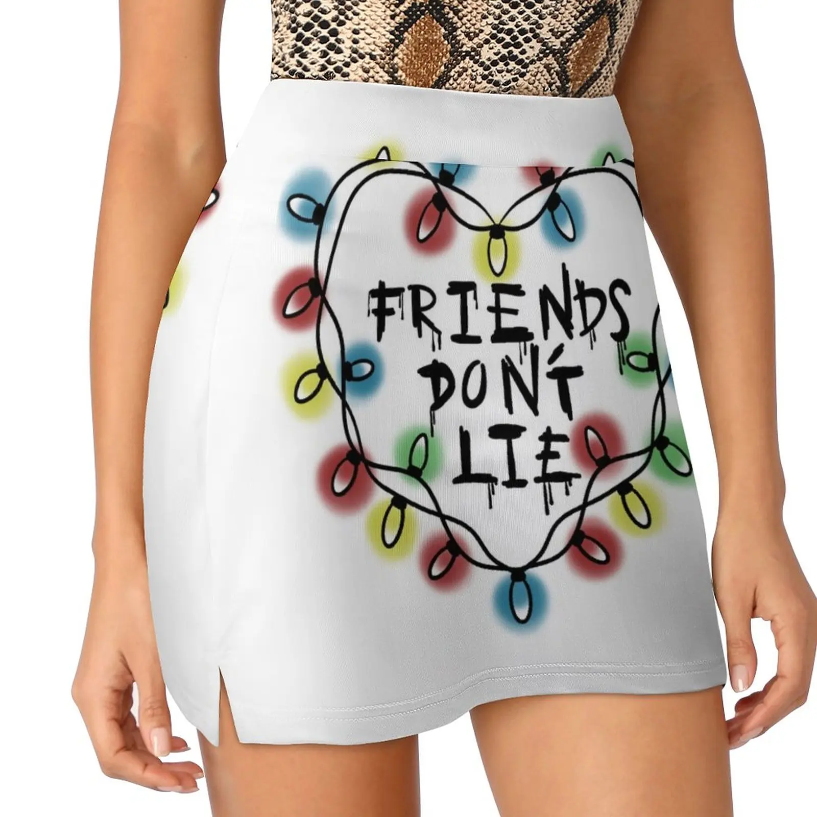 FRIENDS DON'T LIE Light proof trouser skirt Kawaii modest skirts for women конструктор lego friends международная школа хартлейк