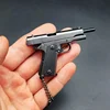 Csnoobs Alloy 1:3 Colt M1911 Pistol Miniature Model Assemblable Toy Gun Keychain Backpack Pendant Decoration Gift Toy Boy 4