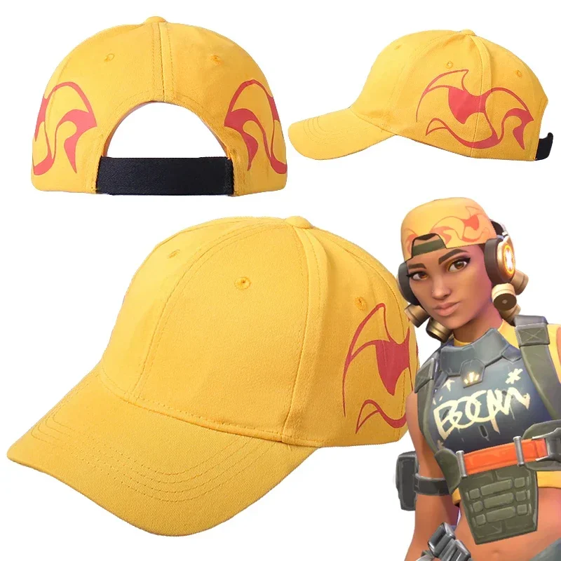 

Game VALORANT Raze Hat Cosplay Hip Hop Sport Unisex Baseball Cap Punk Casquette Sunvisor Hats Accessories Prop