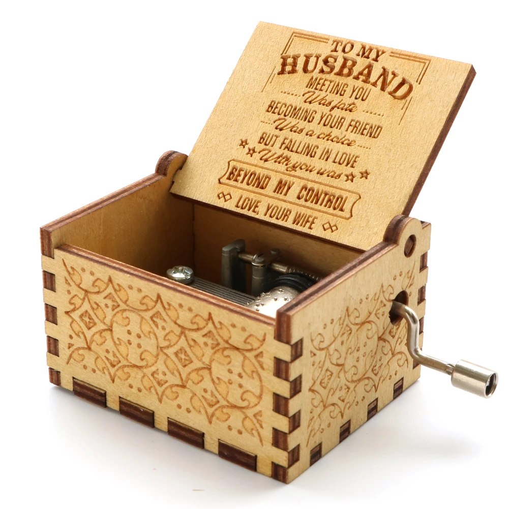 To my son gift Wooden Music Box You Are My Sunshine Birthday Gift Christmas New Year Gift