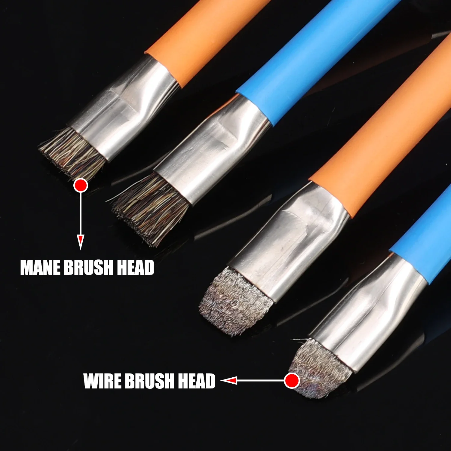 1/10pcs Motherboard Safe Brush Double Head Anti-Static Computer ESD CPU PCB Cleaning Brush for Mobile Phone Repair Tool Kits