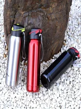  500ML Mountain Bike Riding Drink Bottle Insulated Water Bottle Double Walled Vacuum Bicycle Kettle Stainless Steel Cup Thermos 