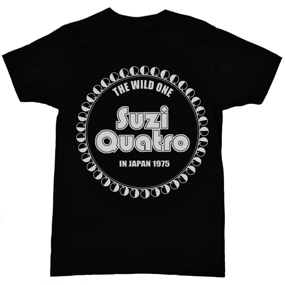the Wild One in Japan Suzi Quatro Shirt Black Classic Unisex S-2345xl Li634
