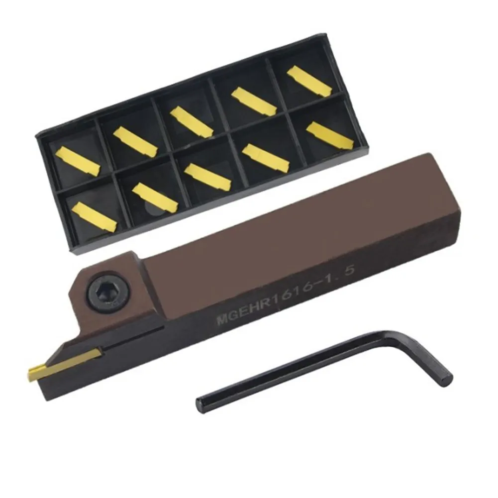 

1.5mm MGMN150-G NC3020 Insert Slotting Tool Holder Lathe Cutter Grooving Tool Holder MGEHR1616-1.5 Cut-off