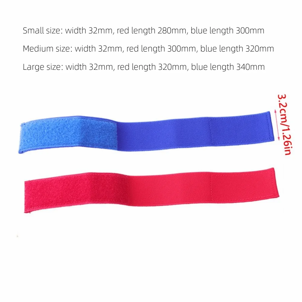 2PCS Hochflexible Hämodialyse Tourniquet Rot Blau Verlängern Riemen Dialyse Tourniquet Flexible Schnalle Pflege – Detail 1
