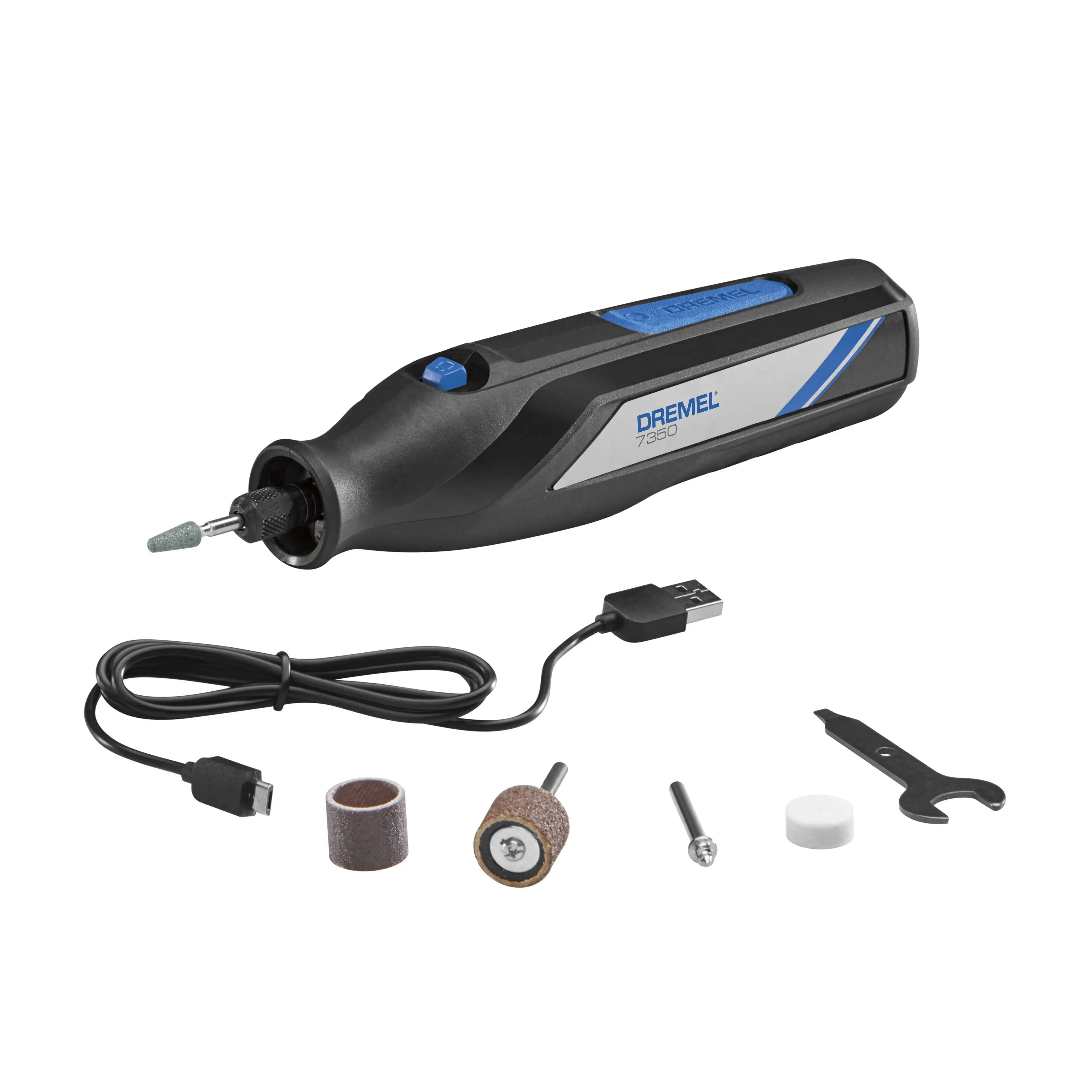 

7350-5 Cordless Rotary Tool Kit, Includes 4V Li-ion Battery and 7 Rotary Tool Accessories