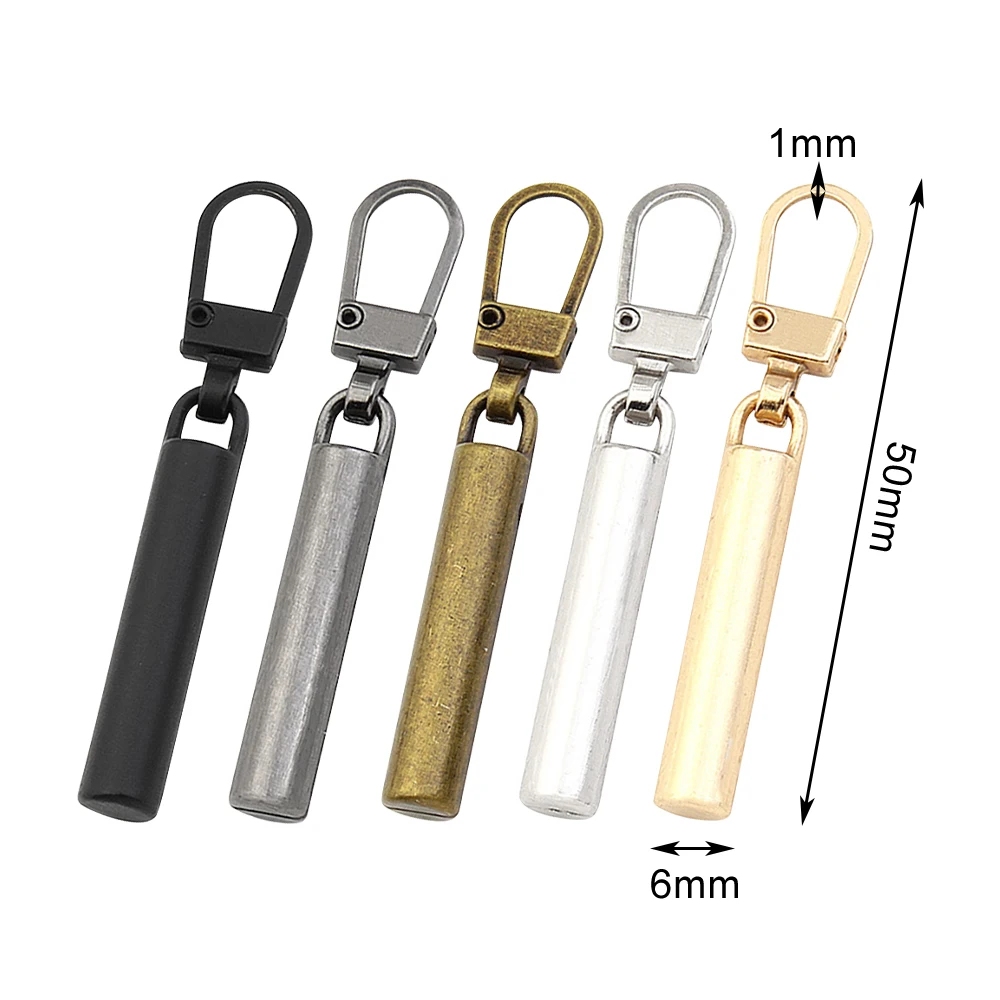 5 Zipper Pulls Slider Puller End Ziper Fermeture Eclair Zip Cremalleras  Para Bolsos Curseur Eclair Ropa Usada Por Mayor Tas - AliExpress