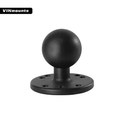 Heavy - Duty 1.5” Ball Mount Base with Round Plate (Ball joint base)