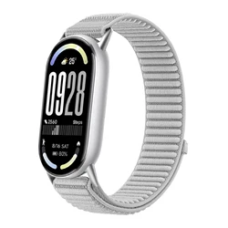 Braided Nylon Strap - Comfortable & Breathable Wristband - Original Belt Accessory - Mi Band 10 (Senior ash)
