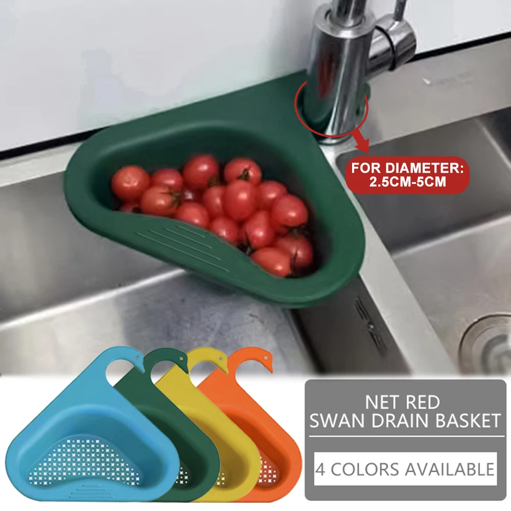Kitchen Leftover Sink Strainer Sink Swan Drain Basket General Fruit And