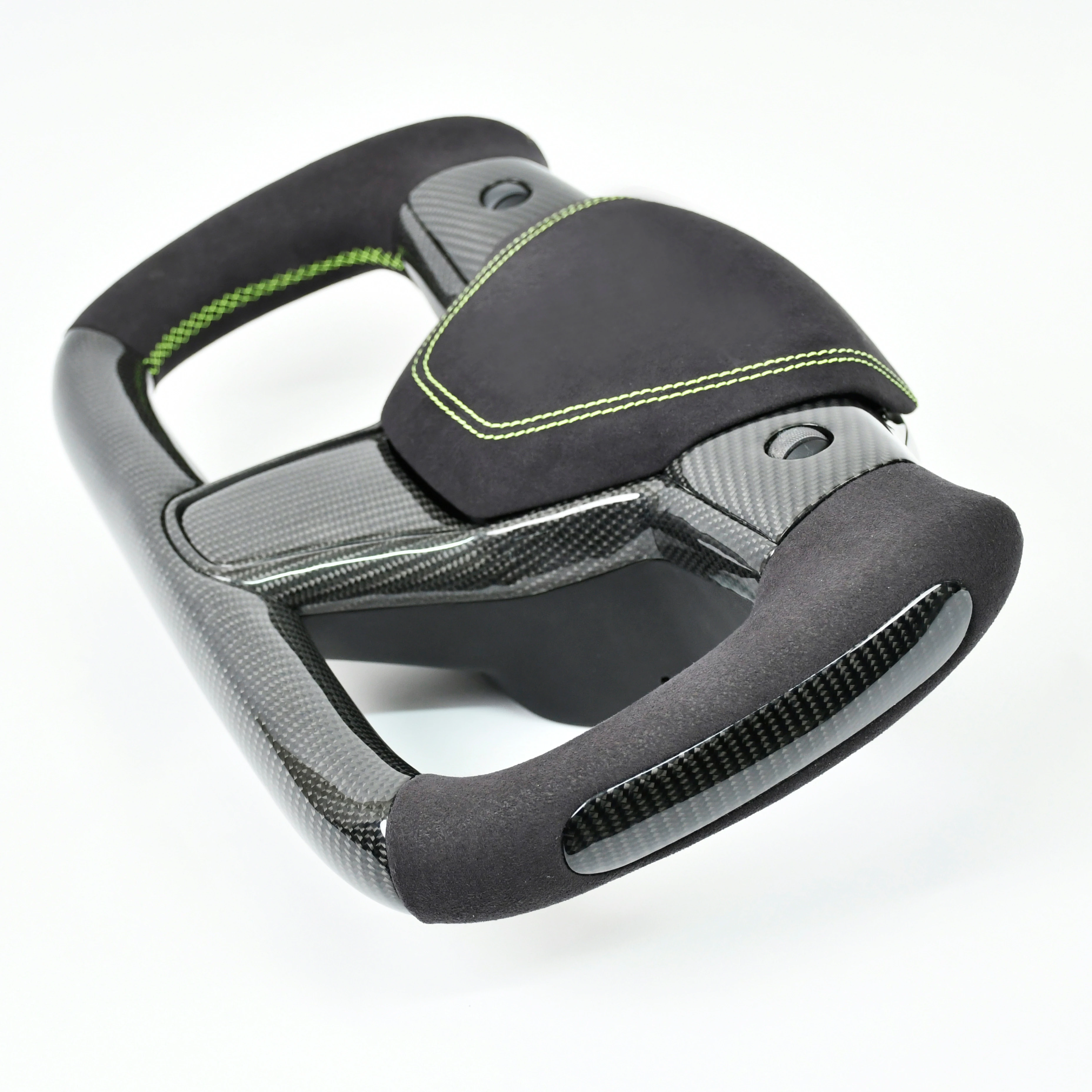 

YTcarbon Custom Heated Yoke Carbon Fiber Steering Wheel volant for Model Y