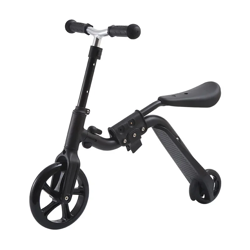 Dual Purpose Children's Scooter For Toddlers Aged 3-6-8 Multifunctional Balance Bike Simple Foldable Scooter