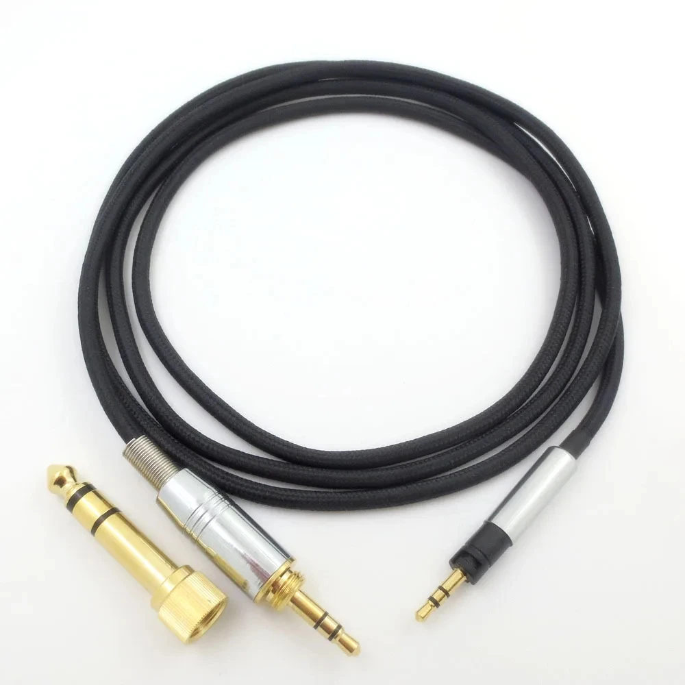 1.2m High Quality Nylon Replacement Earphone Audio Cable for Sennheise Momentum 1.0 2.0 Over-Ear