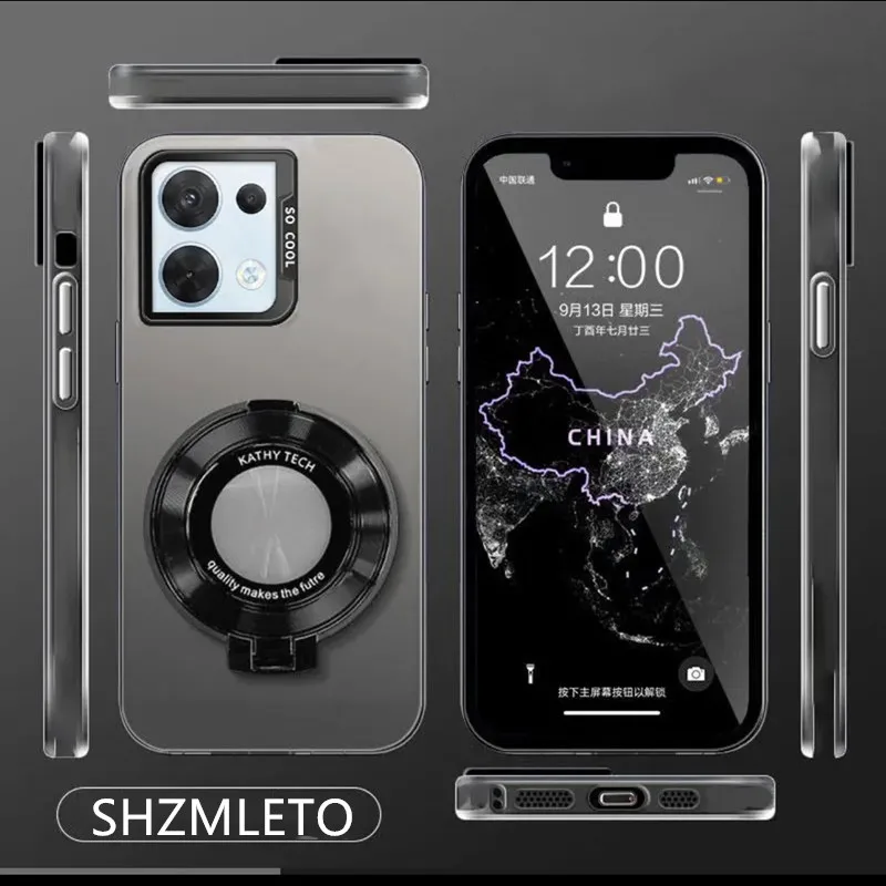 Matte Holder Ring Phone Case with Enhanced Grip and Protection