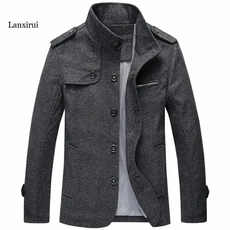 

Куртка мужская приталенная, повседневная куртка, большие размеры, весна-осень