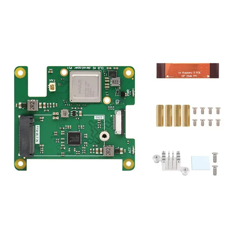 라즈베리 파이 5 CLB AI DP 키트, 라즈베리 파이 AI 키트 PCIE-M.2 확장 보드 Hailo-8 CLB AI 개발자 키트용으로 최고의 선택