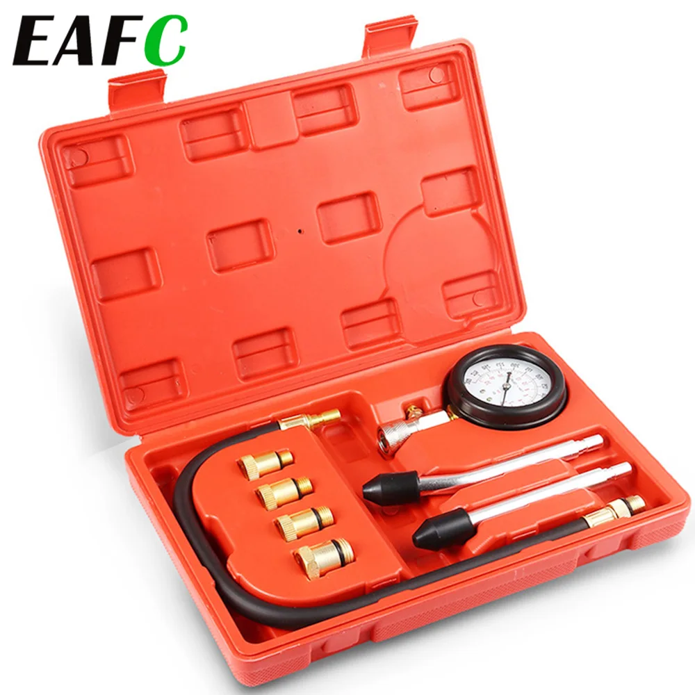 Car Engine Compression Tester Auto Petrol Gas Engine Cylinder