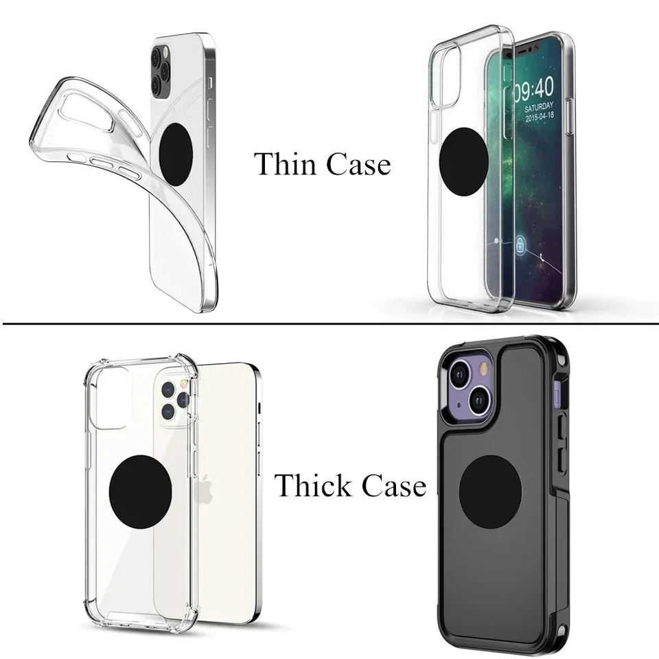 MENNYO Plaques De Métal Lot De 8 Pour Support Téléphone Voiture