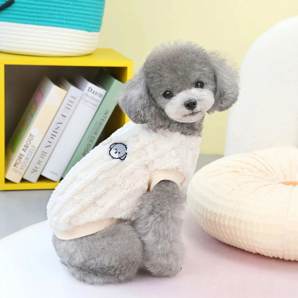 Pet Clothes Soft Fleece Pet Dogs Clothes For Small Medium Dogs Winter Warm Puppy Cat Vest Chihuahua Jacket Teddy Yorkie Sweater