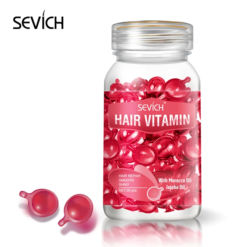 thumbnail image 1 of 30 cápsulas de vitaminas para el cabello, aceite de complejo de queratina, suero hidratante y nutritivo para el cabello, aceite de tratamiento capilar para todo tipo de cabello, aceite reparador., 1 of 5