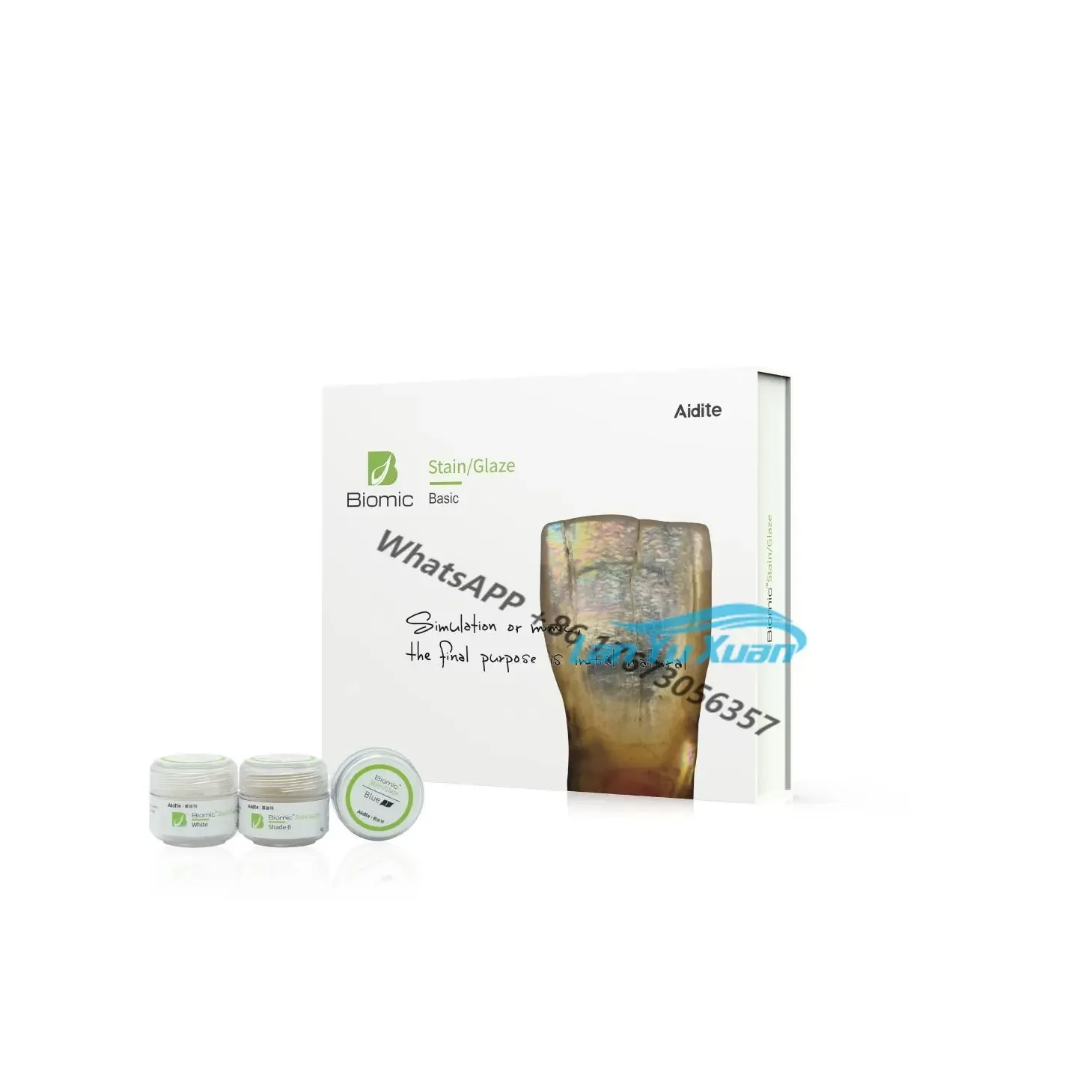 

Aidite Fast Simple Biomic Stain/glaze Specially Developed for CAD/CAM All-ceramic Restorations