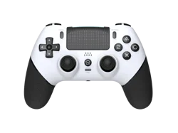 Wireless Gaming Controller with Hall Effect Joystick and Turbo Function - Bluetooth Gamepad for Enhanced Performance (White)