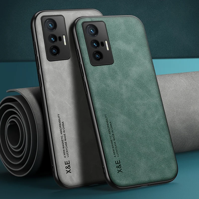 Luxus PU Ledertasche für Vivo X80 X70 Pro Plus Y31 Y51 Y53S 4G Abdeckung Silikon Handyhülle für Vivo iQOO 10 Pro V17 Neo_voghion.com