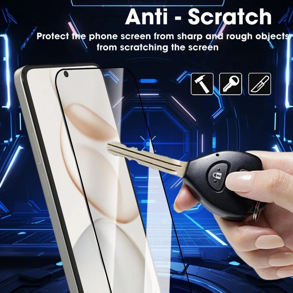 Premium Tempered Glass Screen Protector Set - Easy Install, Dust-Free, HD Clarity