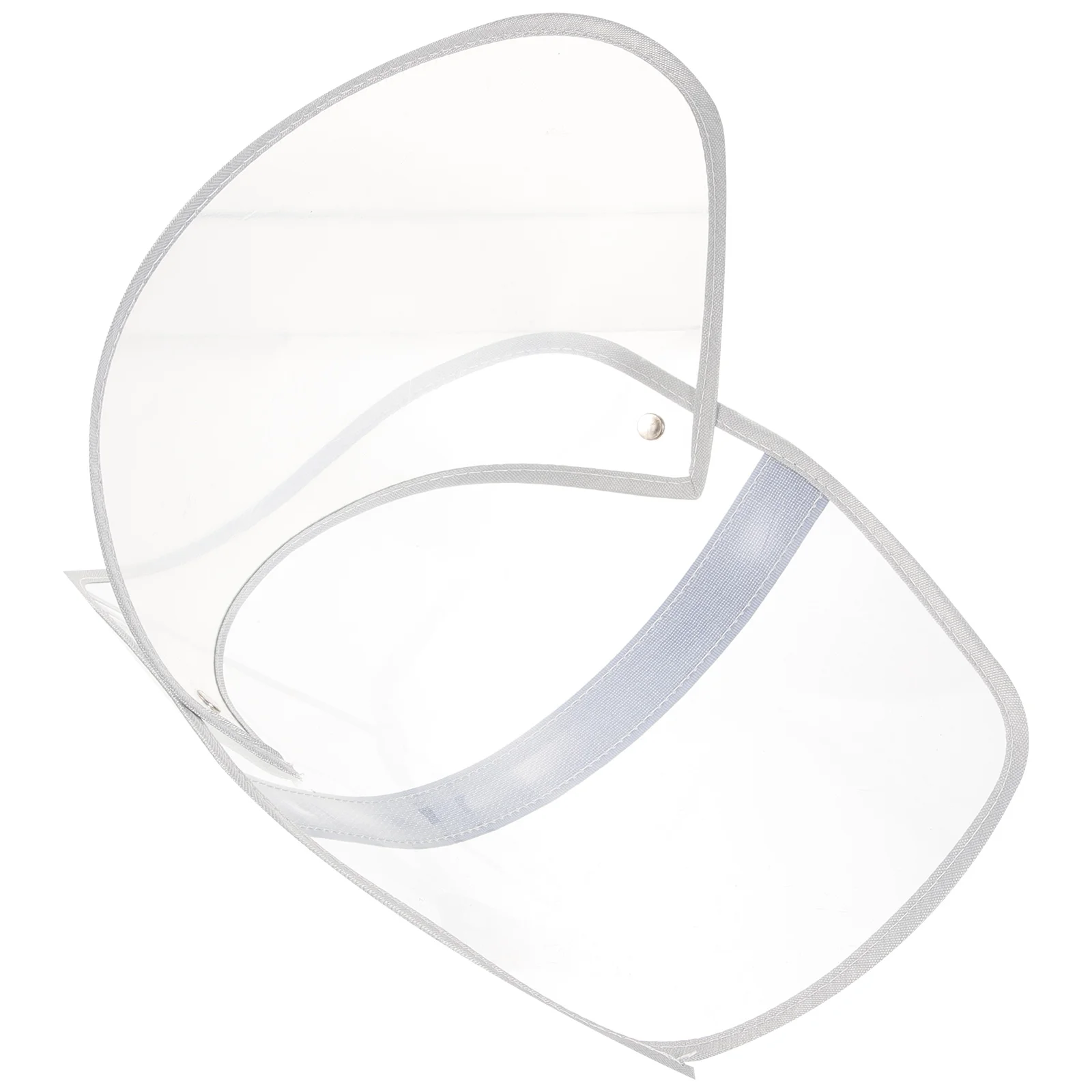 

Rain Jacket Visor Detachable Rain Poncho Hat Face Protector Clear Raincoat Cap Visor for Replacement Face Protector