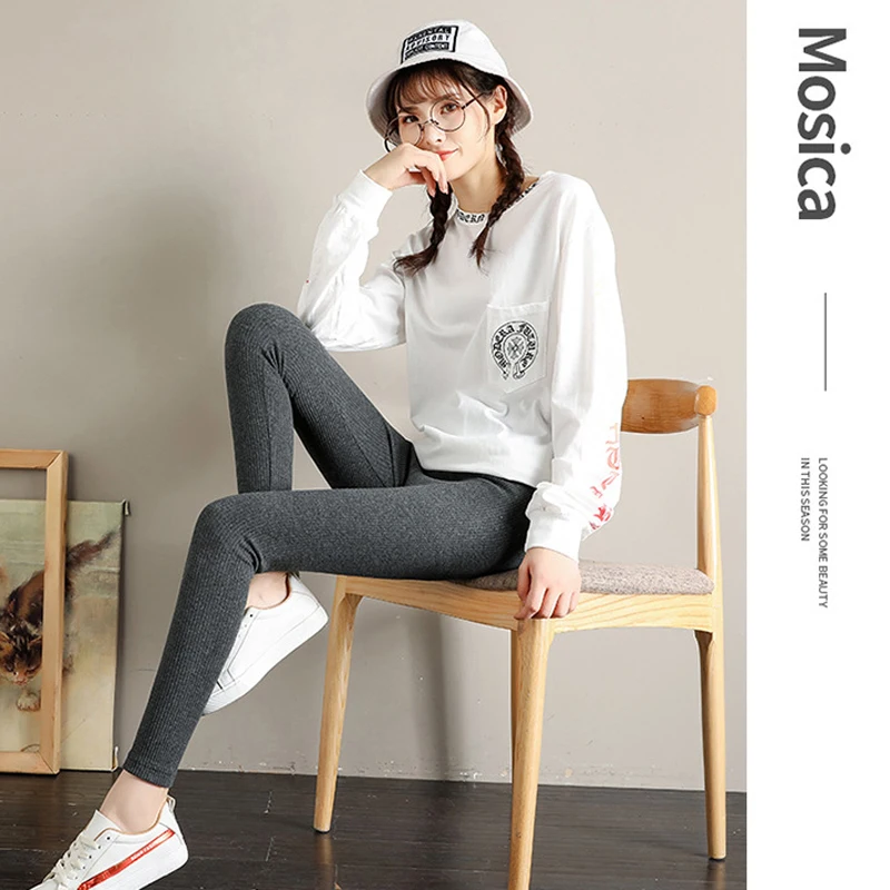 Ribbed Leggings For Pregnant Women Maternity Leggings 1823