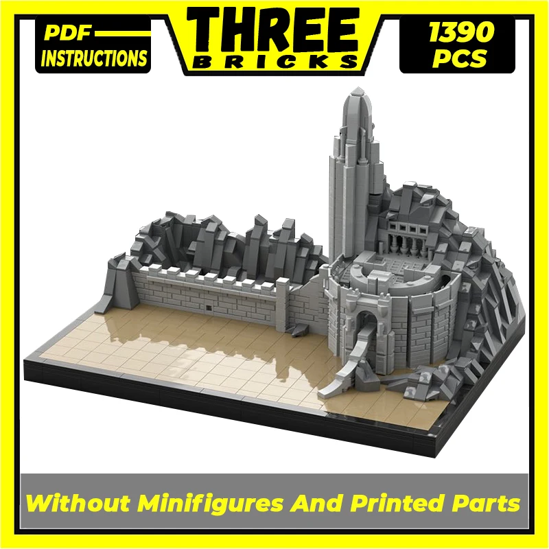 

Популярная модель кольца из фильма Moc, Строительные кирпичи, миди-масштаб, кронштейн, глубокие технологии, блоки, подарки, рождественские игрушки, Наборы для творчества, сборка